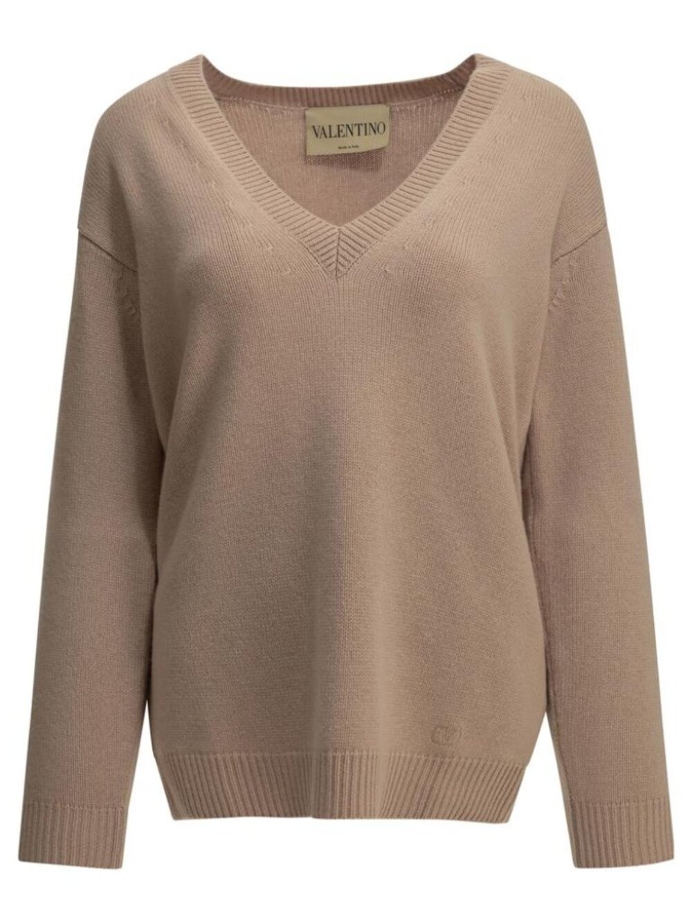 Valentino V-Neck Cashmere Sweater Tag Size S Women